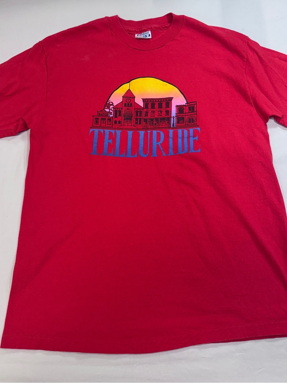 Vintage Telluride Colorado Tee Made in USA Single Stitch Hanes Beefy 90’s